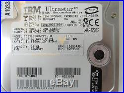 IBM 3119 36GB 10K RPM U320 SCSI 68-Pin 3.5 Hard Disk Drive HDD, No Tray q8