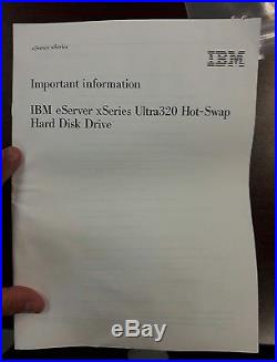 IBM Original 40K1025 SCSI Hard Drive 300 GB 10k RoHS NEW