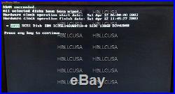IBM Ultrastar 08K0322 IC35L146UWDY10-0 146GB 68-pin SCSI Hard Drive Tested
