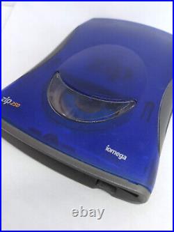 Iomega Zip 250 USB External Portable Zip Drive 250Mb & 100Mb PC & Mac Blue
