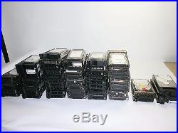 Job Lot 56 X 3.5 SCSI Hard Drive Hdd With Dell Caddie 300gb 146gb 72gb 32gb