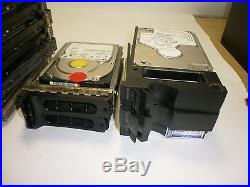 Job Lot 56 X 3.5 SCSI Hard Drive Hdd With Dell Caddie 300gb 146gb 72gb 32gb