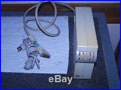 Lacie Tsunamii External 700MB SCSI Hard Drive with cables for vintage Macintosh
