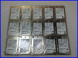 Lot of 15 Seagate Savvio 300GB 15K RPM 2.5 SAS HDD ST9300653SS Hard drive