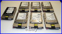 Lot of 7 HP BF03687B54 36.4GB WIDE ULTRA320 SCSI ATLAS 15000RPM 3.5 HARD DRIVE