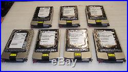 Lot of 7 HP BF07288576 72.8GB WIDE ULTRA320 SCSI 15000RPM 3.5 HARD DRIVE