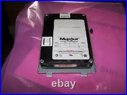 Macintosh SE SE/30 Maxtor 60MB SCSI 1 Hard Drive and bracket with System 6.0.2