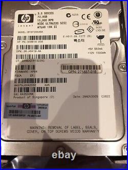 New Hard Drive HP Bf0728a4ba 356914-008 72.8 GB 15k U320