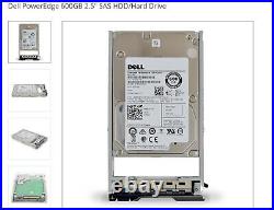 New Sealed Dell 400-ADPE PowerEdge 600GB 2.5 SAS HDD/Hard Drive 15000rpm 64MB