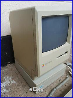 RARE Vintage APPLE Mac Macintosh Plus 1MB Computer KB + Mouse + SCSI Hard Drive