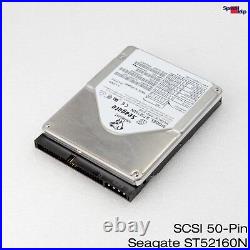 SCSI 50-PIN HDD Seagate Medalist Pro 2160 ST52160N Hard Drive Disk 9D3003