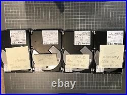 SCSI 50pin Hard Drives JOB LOT of 36 pre-owned up to 8Gb formatted drives