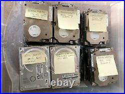 SCSI 50pin Hard Drives JOB LOT of 36 pre-owned up to 8Gb formatted drives