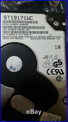 ST19171WC Seagate 9GB SCSI 3.5 hard drive from kla tencor or amat tool used