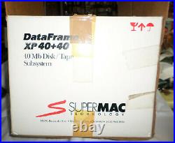 SUPPER MAC XP 40+40 Data Frame SCSI One Tape Hard drive USA