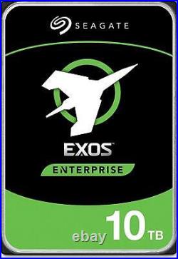 Seagate 10TB Exos SAS Enterprise Hard Drive 3.5 512e/4Kn 7200RPM 256MB Cache