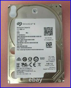 Seagate 2TB 7.2K SAS 12Gb/s 4Kn Enterprise 2.5 Hard Drive HDD ST2000NX0323