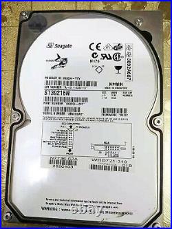 Seagate Barracuda 18XL 9.1GB 7.2K U160 50pin SCSI Hard Drive ST39216N TESTED