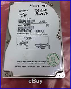 Seagate Barracuda 4.55GB 3.5 7200RPM ST34573N SCSI Hard Drive Tested Formatted