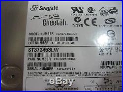 Seagate Cheetah ST373453LW 9U8005-036 73GB 15k RPM Ultra320 Scsi 68pin 3.5