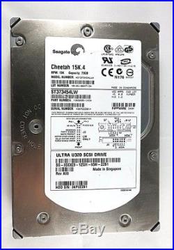 Seagate Cheetah ST373454LW 73GB 15KRPM 3.5 SCSI SAS Server Hard Drive PN3X5005