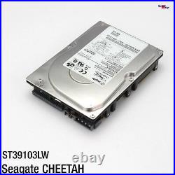 Seagate Cheetah ST39103LW Ultra Wide SCSI 68-PIN Pole HDD Hard Drive Disk Ok