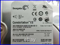 Seagate Constellation ES 2TB SAS 7.2K 3.5 6GB/s Hard Drive ST32000444SS Lot 9
