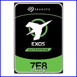 Seagate Exos 7E8 2TB SAS 12Gb/s 3.5 Hard Drive 7200RPM, 256MB Cache