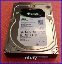 Seagate Exos 7E8 8TB 7.2K SAS 12G 3.5 4kn Hot-Plug Hard Drive HDD ST8000NM0065
