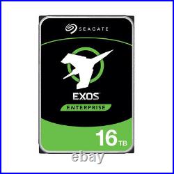 Seagate Exos Enterprise X16 16 TB 7200 RPM 3.5 SAS Internal Hard Drive