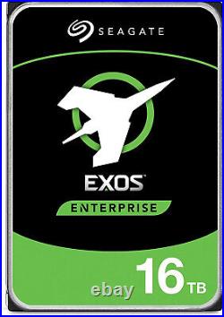 Seagate Exos X16 16TB SAS 12GBs HDD Hard Drive 7200 3.5 ST16000NM002G