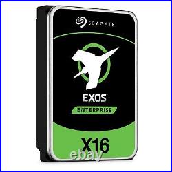Seagate Exos X16 16TB SAS 6Gb/s 3.5 Hard Drive 7200RPM, 256MB Cache