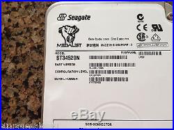 Seagate Medalist Pro ST34520N 4.55 GB 7200 RPM 3.5 SCSI 50 Pin Hard Drive-USED