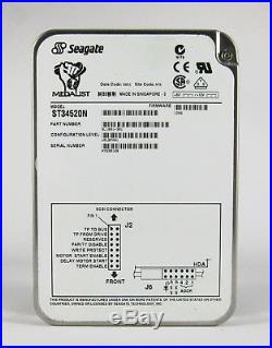 Seagate Medalist ST34520N 4.5GB 50-Pin 7200K SCSI Hard Drive Excellent