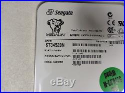 Seagate Medalist ST34520N 4.5GB 50-Pin SCSI 3.5 Hard Drive