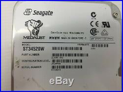 Seagate Medalist ST34520W 4.5GB SCSI HardDrive 68 pin UltraWide 7200RPM