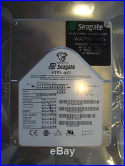 Seagate Medalist ST51080N 1.0GB 5.4K NARROW SCSI/SE 50 pin 3.5 Hard Drive