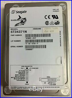 Seagate ST34371N 4.3GB 50 pin SCSI Hard Drive 50-PIN