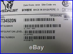 Seagate ST34520N 9L1001-006 Medalist 4.5 GB 3.5 SCSI 50 Pin Hard Drive