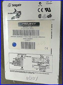 Seagate ST34572W-PROJ 4.5 Gb SCSI (68 pin) HDD, F/tted NTFS, tested and working