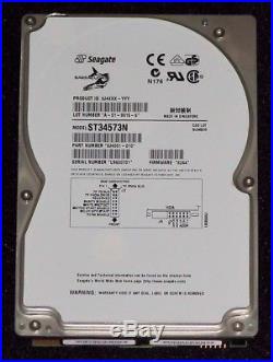 Seagate ST34573N 4.3GB SCSI Hard Drive (50-pin Connector) Tested Perfect