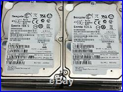 Seagate Savvio 600GB 10K 2.5 Sas 6Gbps DP Hard Drive HDD ST9600205SS Lot 21
