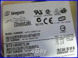 Seagate St3146807lw 146gb 68pin SCSI Hard Drive P/n9v2005-024 F/wds04