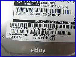 Sun XTA-SC1NC-146G15K 146GB Scsi SIC 80pin 540-6494 390-0207 15K RPM