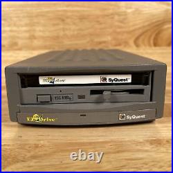 SyQuest EZ135 Gray 135MB Drive SCSI External Cartridge Removable Hard Disc Drive