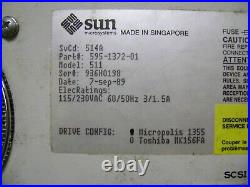 VINTAGE 1989 SUN Microsystems STORAGE ARRAY Model 511 P/N 595-1372-01 RARE
