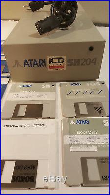 Vintage Atari Hard Drive SH204 Boot Disks Powers up Seagate ST-225 SH 204 AS-IS