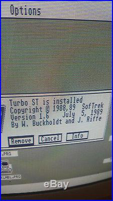 Vintage Atari ST Hard Drive Maxtor 213mb WORX BOOTs Progs SCSI 520 1040 LXT213SY